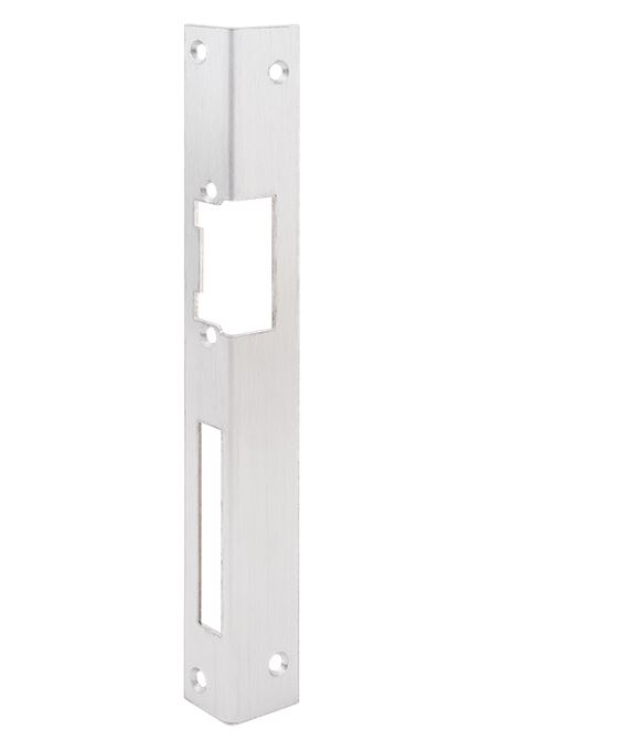 Hossz zrpajzs fa ajtra, INOX, balos, DORCAS-F101(V2)-L-X